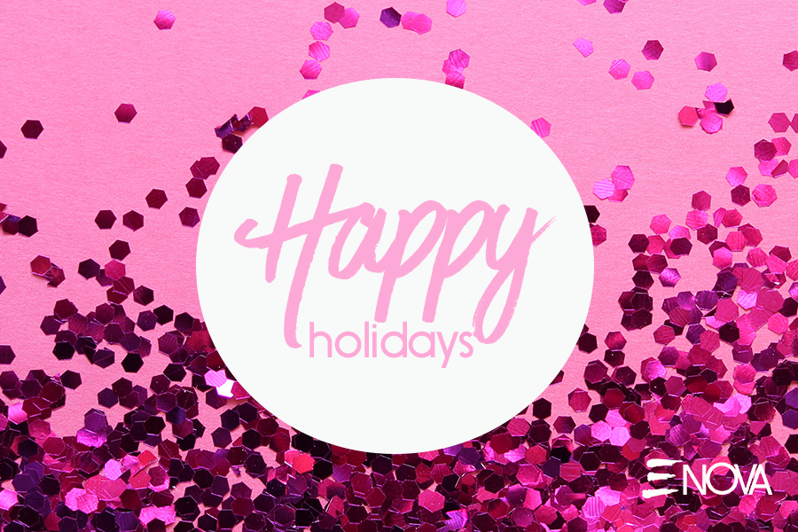 Happy Holidays Gift Card - Enova Cosmetics